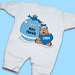 Baby's First Blue Ornament Romper 6666x